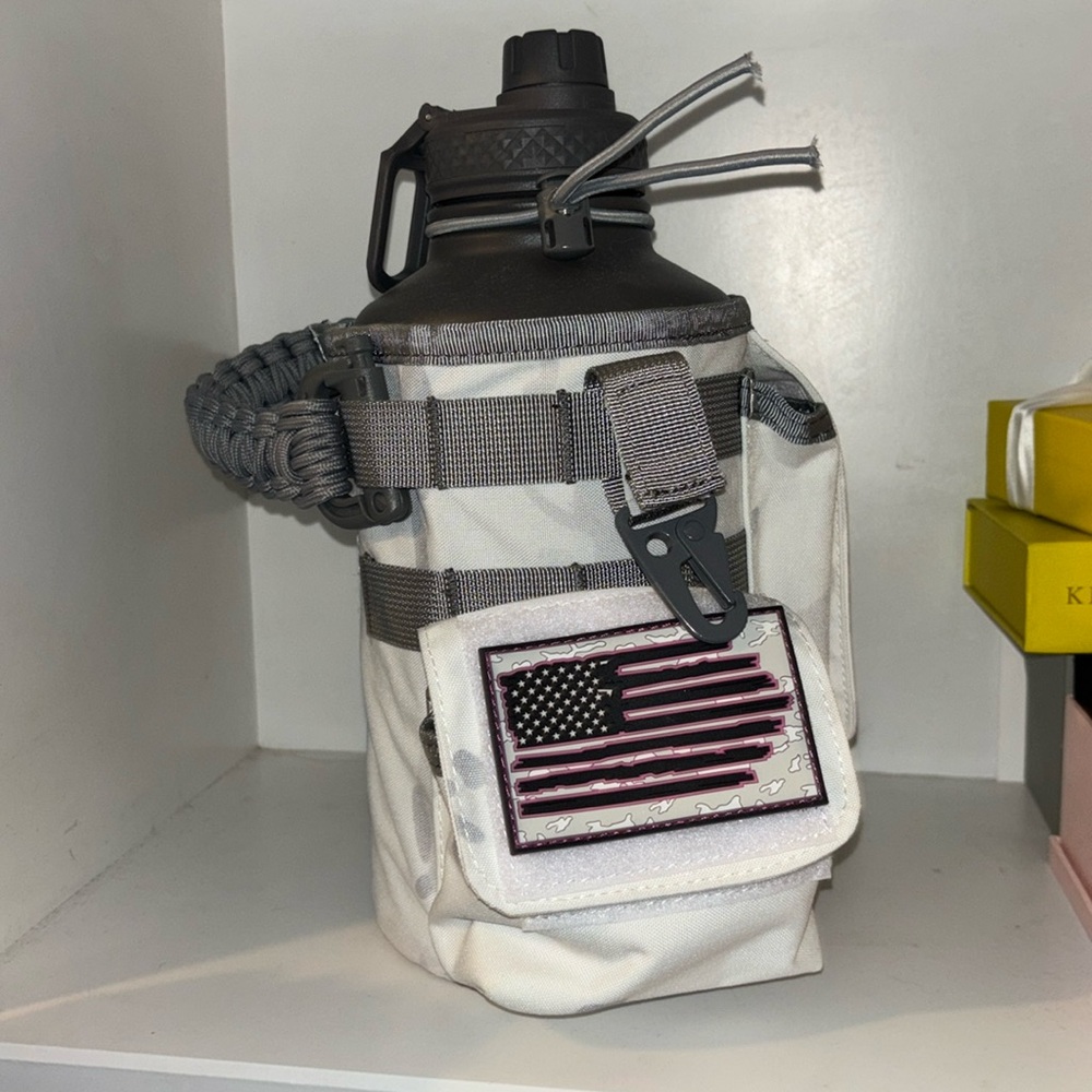 Iron infedel water bottle military tactile